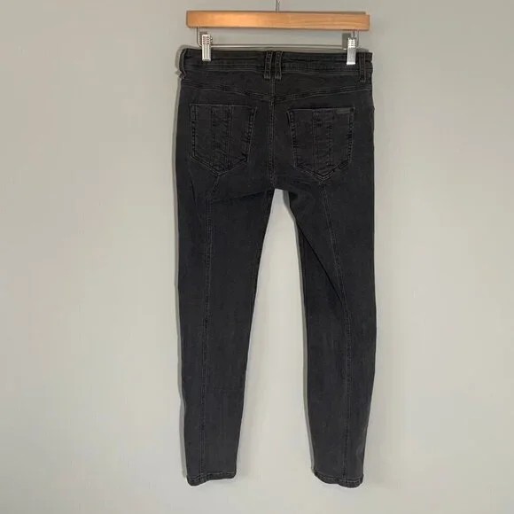 Burberry Brit Westbourne‎ black skinny stretch ankle denim jeans pants - Picture 4 of 12